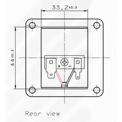 Mundorf AMTU40W1.2 Głośnik wstęgowy 55x55mm 4 ohm